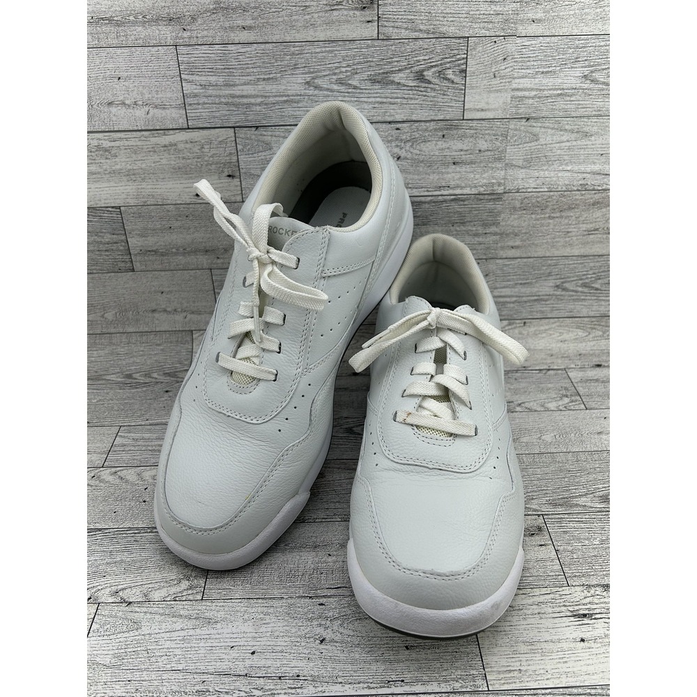 Rockport ProWalker‎ Shoes Mens Size 10M White Leather Walking Comfort Classic
